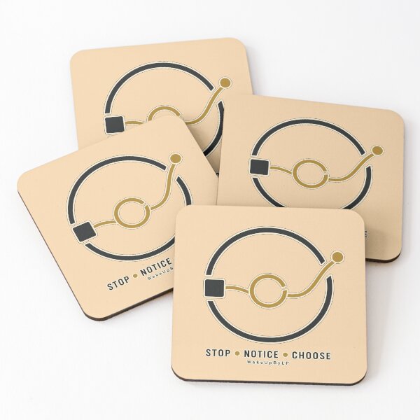 Item preview, Stop. Notice. Choose. – Mindfulness and Conscious Choice designed and sold by WakeUpByLP.