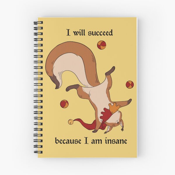 Item preview, I will succeed because I am insane designed and sold by BaHumbugi.