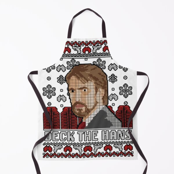Item preview,  Die Hard Christmas Xmas Hans Gruber Design Jumper Tee Shirt Mug Dress Pillow Throw Santa Movie Snow Funny Deck The Hans designed and sold by Cool Robot Bro..