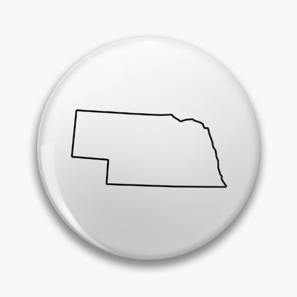 Item preview, Nebraska Shape Outline NE designed and sold by shitpostee.