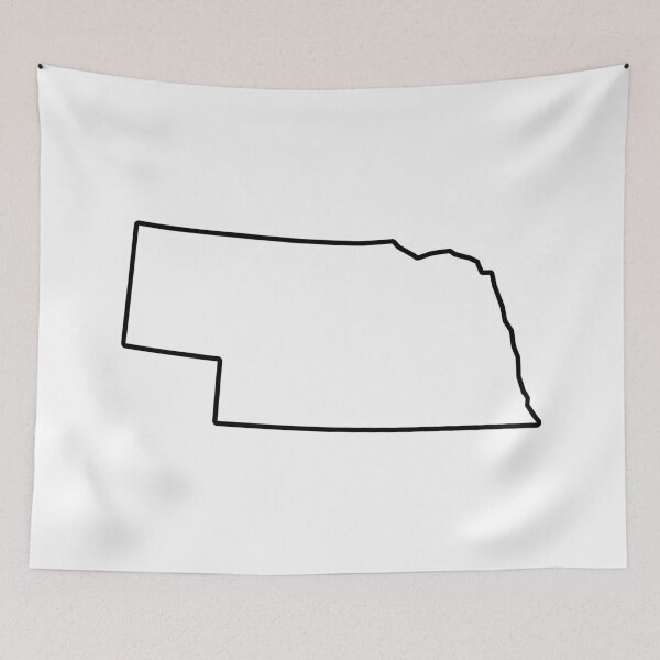 Item preview, Nebraska Shape Outline NE designed and sold by shitpostee.