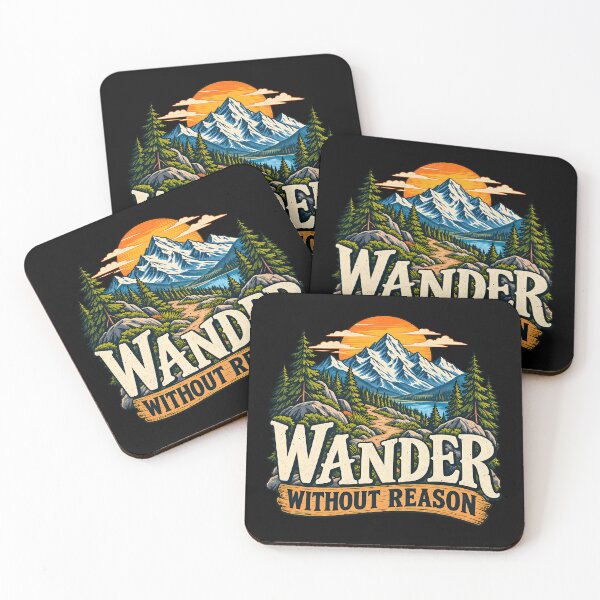 Item preview, Wander Without Reason Mountain Trail Hiking Nature Lover  designed and sold by Photo-Sphere101.