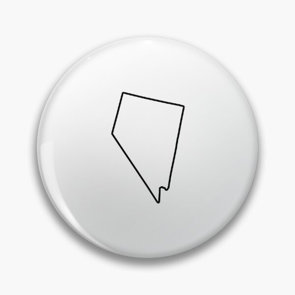 Item preview, Nevada Shape Outline NV designed and sold by shitpostee.