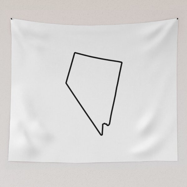 Item preview, Nevada Shape Outline NV designed and sold by shitpostee.
