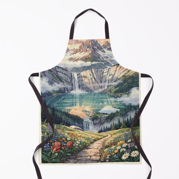 Item preview, North Cascades National Park Washington Vintage Watercolor Travel designed and sold by Teelogic.