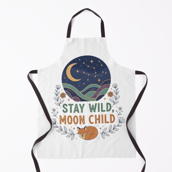 Item preview, Stay Wild Moon Child Boho Celestial Fox Night Sky Design designed and sold by cannsuh.