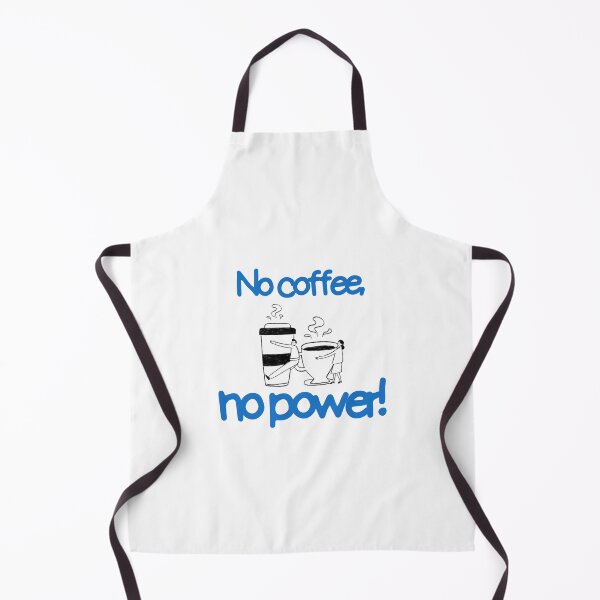 Item preview, No Coffee No Power Funny Coffee Lover Quote Illustration designed and sold by LensDyn™.