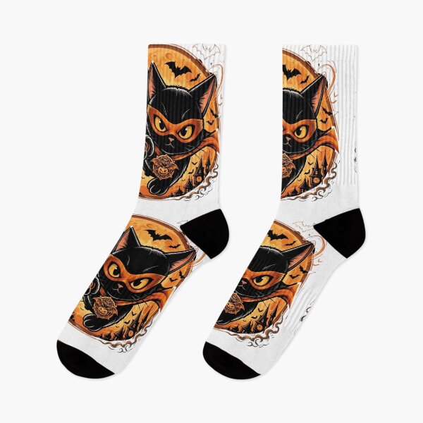 Item preview, Superhero Black Cat Halloween Bat Moon Vintage Comic designed and sold by Retro Whiskers.