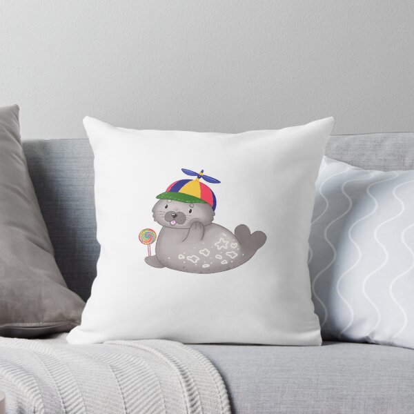 Item preview, Silly Seal With Propellor Hat and Lollipop designed and sold by casserolestan.
