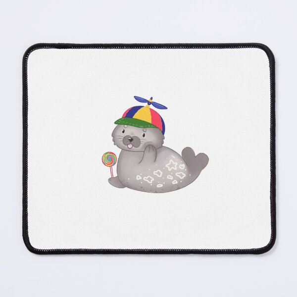 Item preview, Silly Seal With Propellor Hat and Lollipop designed and sold by casserolestan.