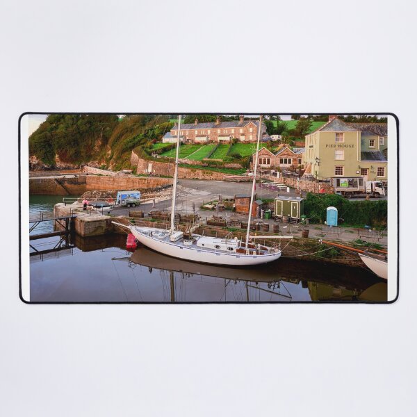 Item preview, Yacht in Charlestown Harbour, Cornwall designed and sold by VnGphoto.