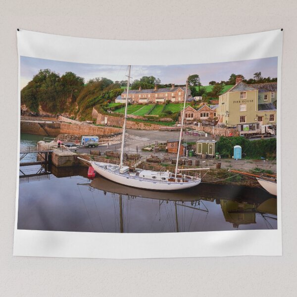 Item preview, Yacht in Charlestown Harbour, Cornwall designed and sold by VnGphoto.