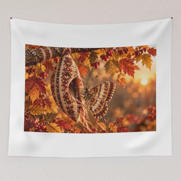 Item preview, Autumn Wings of Folk Heritage designed and sold by DansCreations42.