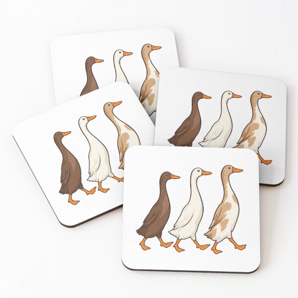 Item preview, Indian Runner Ducks Marching in Single File designed and sold by eignvalue.
