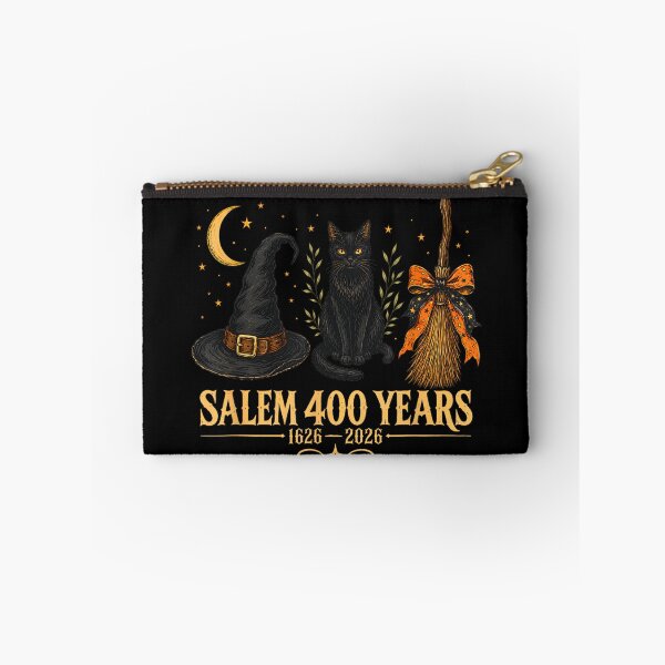 Item preview, Salem 400 Years Anniversary Witch Hat Cat Broom Halloween designed and sold by Denenberg Jardel.