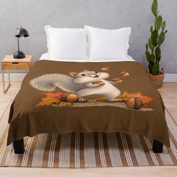 Item preview, Squirrel Juggling Acorns 1A designed and sold by CrumbBumStudio.