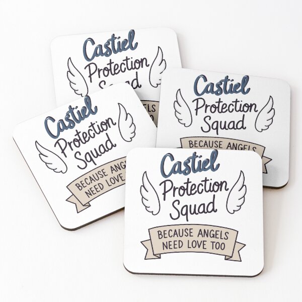 Item preview, Castiel Protection Squad designed and sold by TineHunterArt.