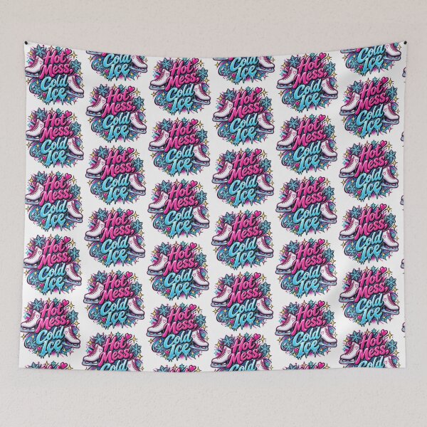 Item preview, Hot Mess, Cold Ice - Figure Skating Pop Art for Fans and Skaters designed and sold by Components.