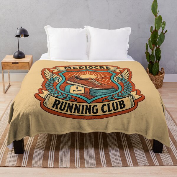 Item preview, Mediocre Running Club – Funny Retro Running Badge. designed and sold by Endless7Art.
