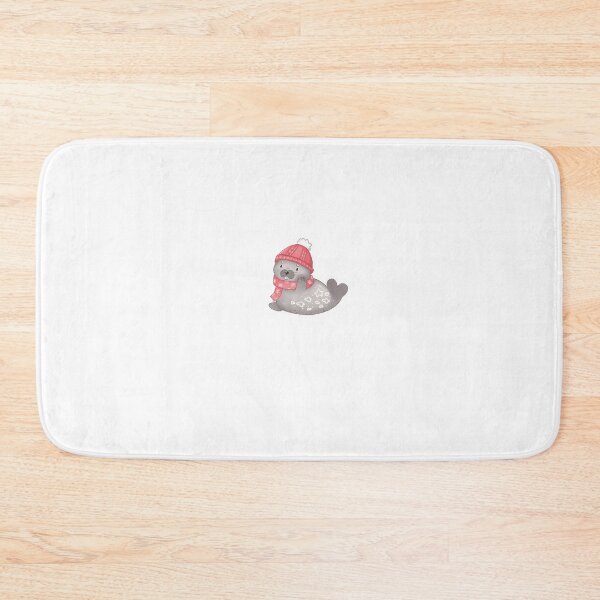 Item preview, Silly Seal With Winter Hat and Scarf designed and sold by casserolestan.