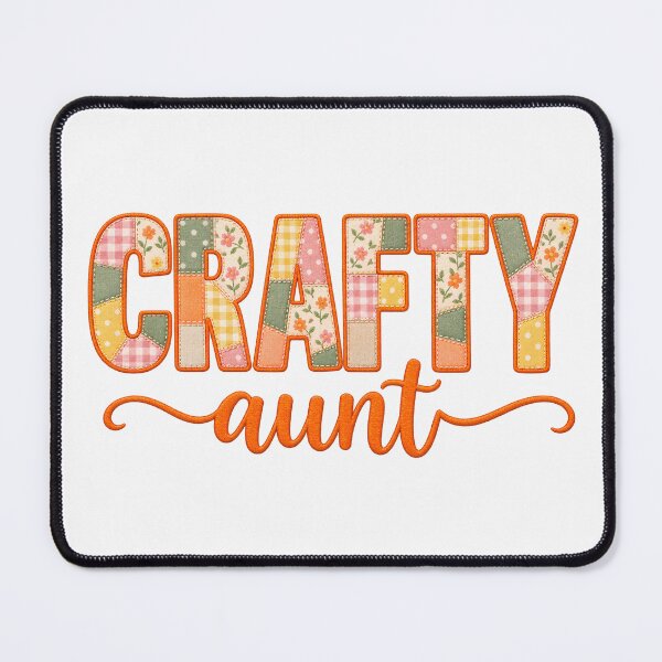 Item preview, Crafty Aunt – Colorful Patchwork Quilting Sewing Craft Design designed and sold by MimsTees.