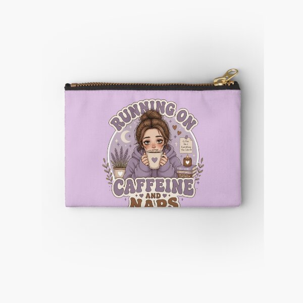 Item preview, Running On Caffeine And Naps Sleepy Girl Coffee designed and sold by Créative touche .
