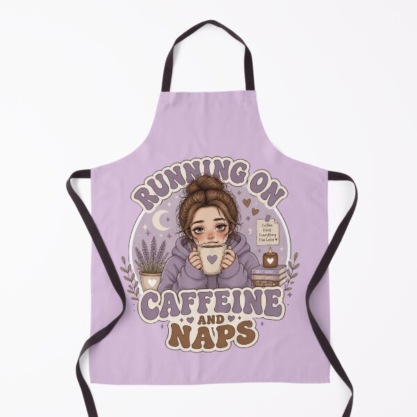 Item preview, Running On Caffeine And Naps Sleepy Girl Coffee designed and sold by Créative touche .