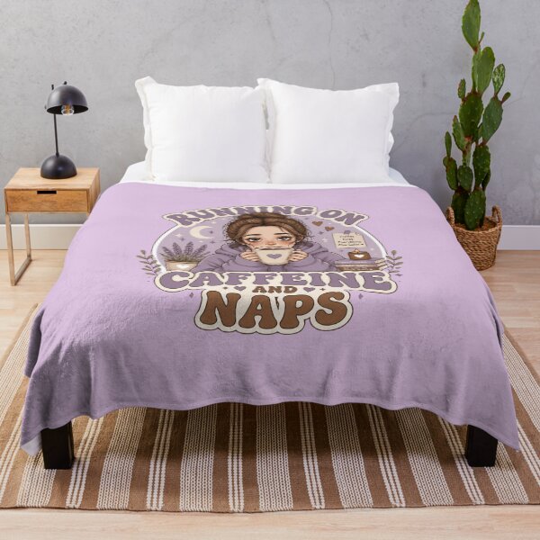 Item preview, Running On Caffeine And Naps Sleepy Girl Coffee designed and sold by Créative touche .