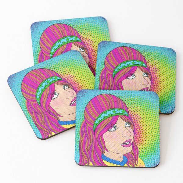 Item preview, PopArt Cool Girl (Lg) designed and sold by BadAssassinArt.