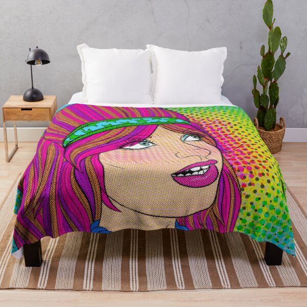 Item preview, PopArt Cool Girl (Lg) designed and sold by BadAssassinArt.