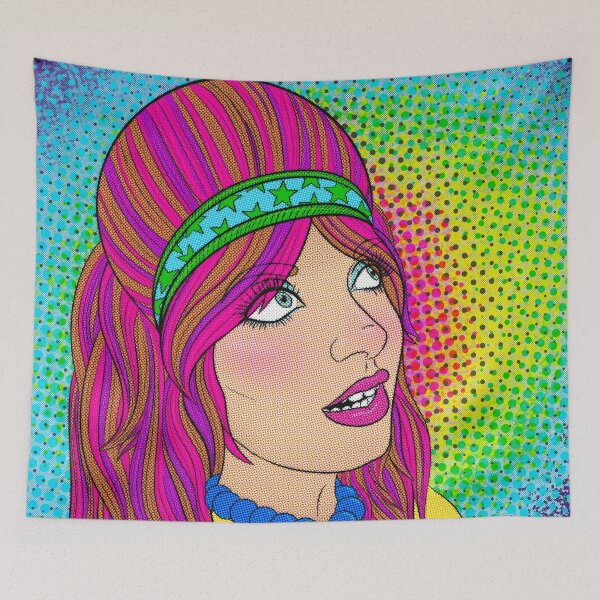 Item preview, PopArt Cool Girl (Lg) designed and sold by BadAssassinArt.