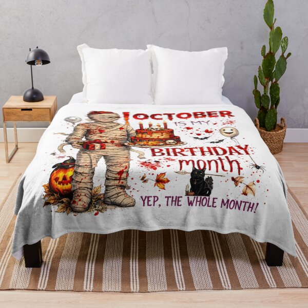 Item preview, October Is My Birthday Month Mummy Boy Cake Gift designed and sold by MatrixRig.