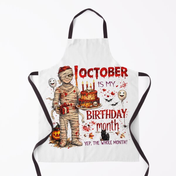 Item preview, October Is My Birthday Month Mummy Boy Cake Gift designed and sold by MatrixRig.
