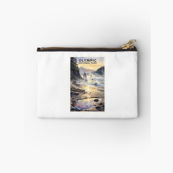 Item preview, Olympic National Park Washington Vintage Watercolor Travel designed and sold by Teelogic.
