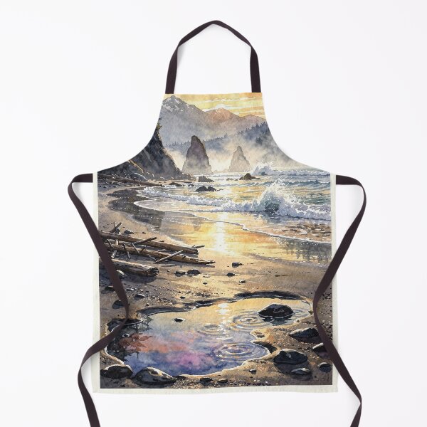 Item preview, Olympic National Park Washington Vintage Watercolor Travel designed and sold by Teelogic.