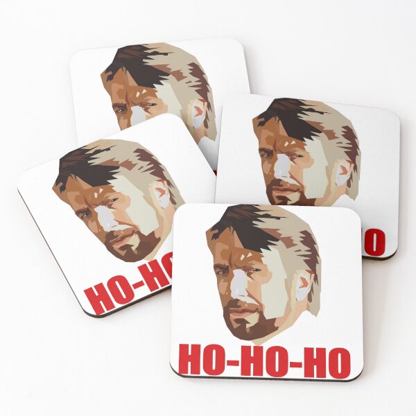 Item preview, Die Hard Christmas Xmas Hans Gruber Design Jumper Tee Shirt Mug Dress Pillow Throw Santa Movie Snow Funny Deck The Hans designed and sold by Cool Robot Bro..