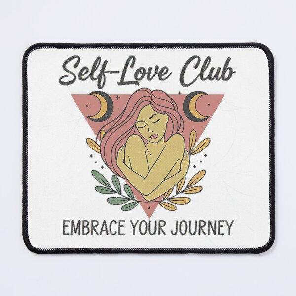 Item preview, Self Love Club Embrace Your Journey Boho Woman Mental Health Design designed and sold by cannsuh.