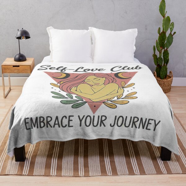 Item preview, Self Love Club Embrace Your Journey Boho Woman Mental Health Design designed and sold by cannsuh.