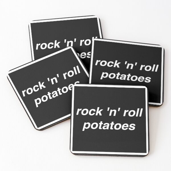 Item preview, Rocknroll potatoes music manchester britpop love gallagher sign designed and sold by Doctor Schtrudel.