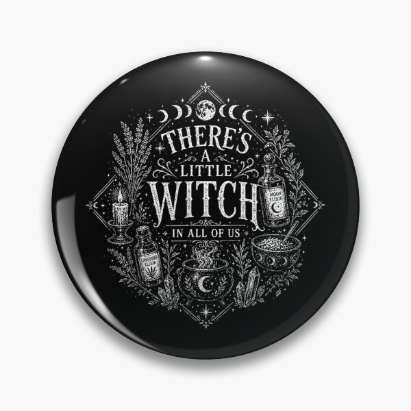 Item preview, Vintage There's A Little Witch in All of Us Retro Halloween designed and sold by Denenberg Jardel.