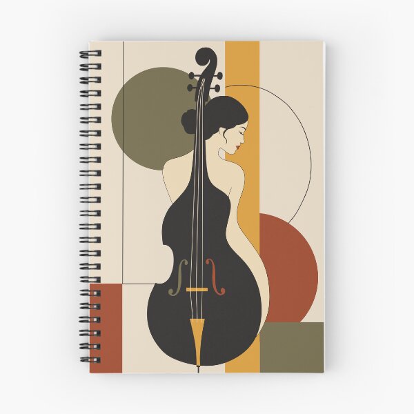 Item preview, Woman and Cello Art Print, Cellist Print, Bauhaus Music Art, Cello Player Gift, Abstract Woman Print, Mid Century Modern Decor designed and sold by Studio pod Burom.