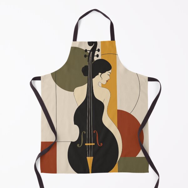 Item preview, Woman and Cello Art Print, Cellist Print, Bauhaus Music Art, Cello Player Gift, Abstract Woman Print, Mid Century Modern Decor designed and sold by Studio pod Burom.