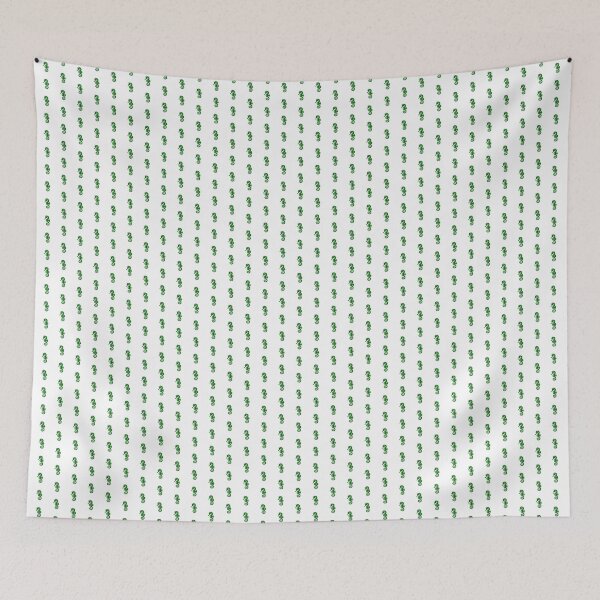 Item preview, Dark Green Tribal Seahorse Silhouette Design designed and sold by pattern-archive.