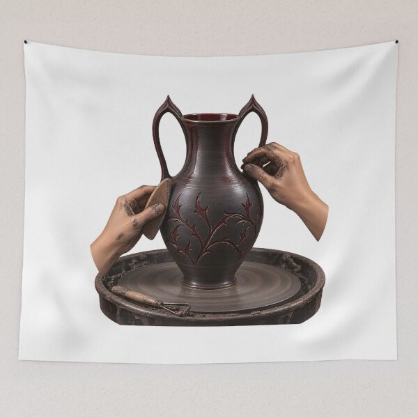 Item preview, Gothic Pottery Cathedral Vessel designed and sold by Philippa Shop.