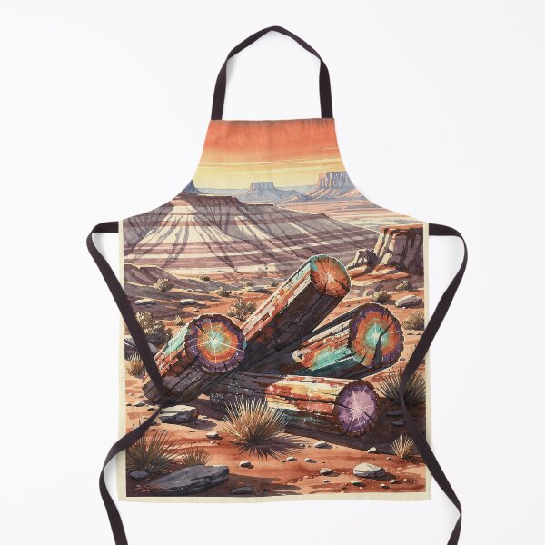 Item preview, Petrified Forest National Park Arizona Vintage Watercolor Travel designed and sold by Teelogic.