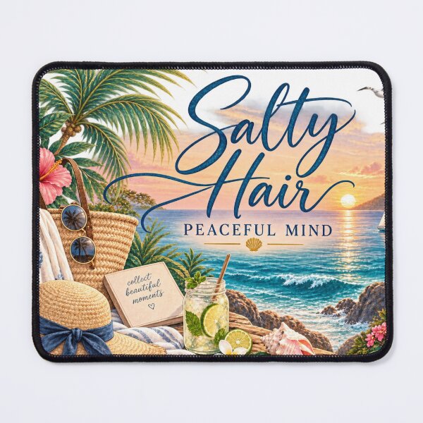 Item preview, Salty Hair, Peaceful Mind designed and sold by SoftlyElsewhere.