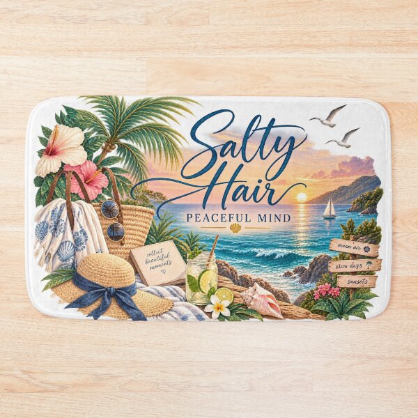 Item preview, Salty Hair, Peaceful Mind designed and sold by SoftlyElsewhere.