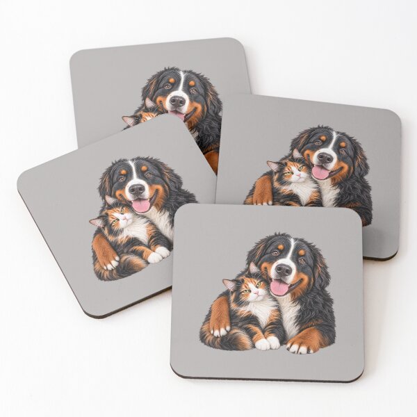 Artikelvorschau, Calico und Berner Sennenhund entworfen und verkauft von AW_Designs.