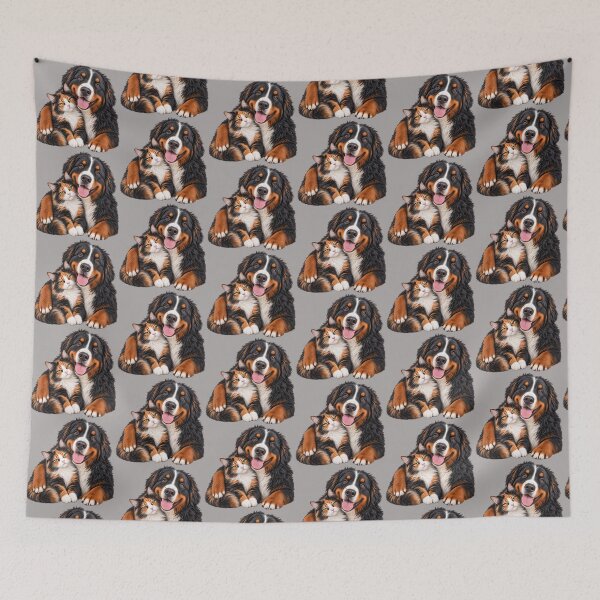 Artikelvorschau, Calico und Berner Sennenhund entworfen und verkauft von AW_Designs.