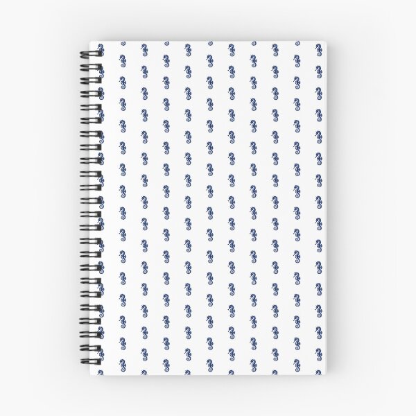 Item preview, Navy Blue Tribal Seahorse Silhouette Design designed and sold by pattern-archive.